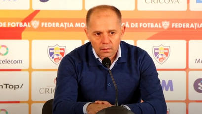 Conferința de presă a selecționerului Serghei Cleșcenco după meciul cu România