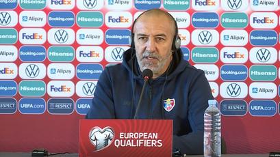 Conferința de presă dinaintea meciului Moldova - Danemarca. Roberto Bordin și Cristian Avram