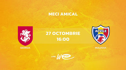 LIVE. Fotbal feminin. Georgia - Moldova