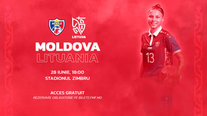 Fotbal feminin. Moldova -  Lituania, LIVE de la ora 18:00
