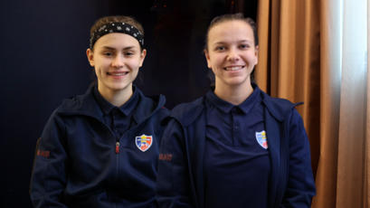 Fotbal feminin. Naționala. Interviu cu Irina Topal și Valeria Vîrlan după meciul cu Muntenegru
