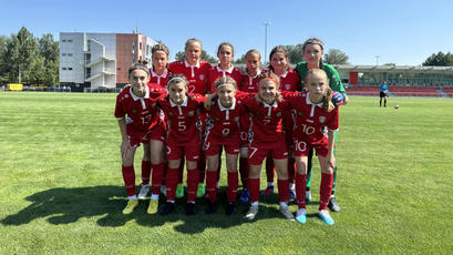 Fotbal feminin. Selecționata WU15. Moldova învinsă de România