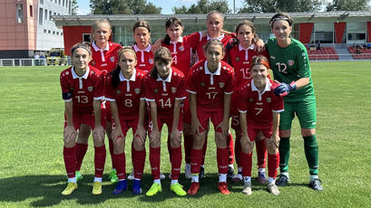 Fotbal feminin. Selecționata WU15. Moldova pierde primul amical împotriva României