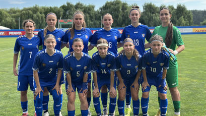 Fotbal feminin WU17. Moldova, învinsă de România
