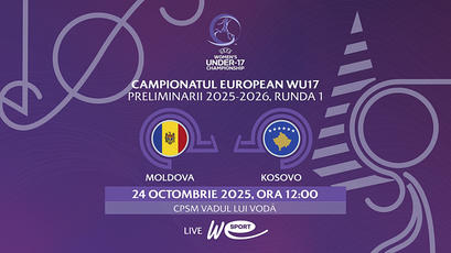 LIVE. Fotbal feminin WU17. Moldova - Kosovo