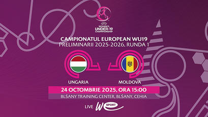 LIVE. Fotbal feminin WU19. Ungaria - Moldova