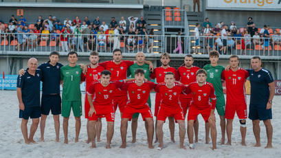 Fotbal pe plajă. Moldova începe cu o victorie la EURO, 2-1 cu Kazahstan!