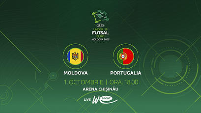LIVE. Futsal EURO U19. Moldova - Portugalia