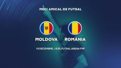 Futsal. Moldova – România, LIVE de la 18:30