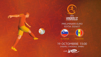 LIVE 13:00. U17. Slovenia - Moldova
