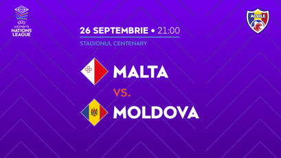 LIVE. Fotbal feminin. Malta - Moldova