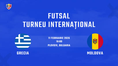 LIVE. Futsal. Grecia - Moldova, de la 16:00