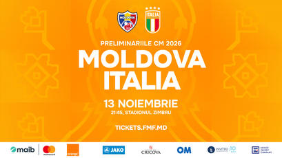 LIVE. Moldova - Italia