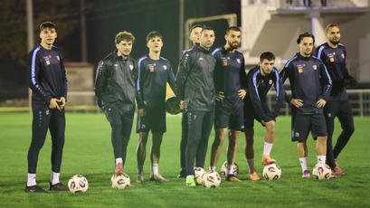 Naționala. Imagini de la ultimul antrenament al tricolorilor înaintea partidei cu Italia
