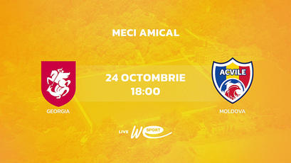 LIVE. Fotbal feminin. Georgia - Moldova