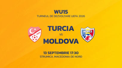 Fotbal feminin WU15. Turcia – Moldova. Avancronică