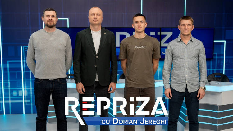 Repriza cu Dorian Jereghi. Invitații emisiunii - Mihail Ștefan, Igor Picușceac și Viorel Frunză