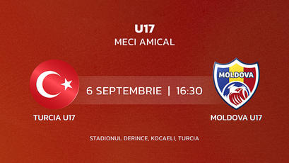 U17. Turcia - Moldova. Avancronică