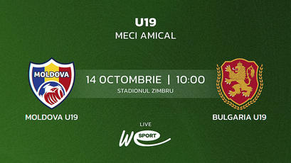 LIVE. U19. Moldova - Bulgaria