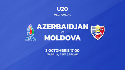 U20. Azerbaidjan - Moldova. Avancronică