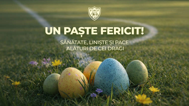 Federația Moldovenească de Fotbal vă urează Paște Fericit! 