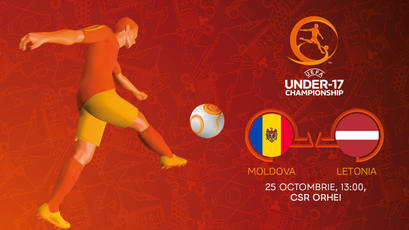 Under 17. Moldova - Letonia, LIVE de la 13:00