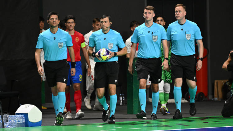 Viktor Bugenko, delegat la un meci în Liga Campionilor la futsal