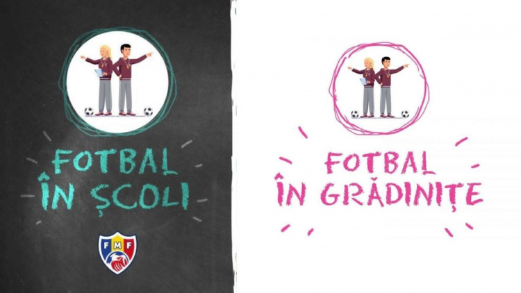 44 de instituții de învățământ preșcolar s-au înscris în proiectul Fotbal în grădinițe, iar 26 de instituții școlare – în proiectul Fotbal în școli
