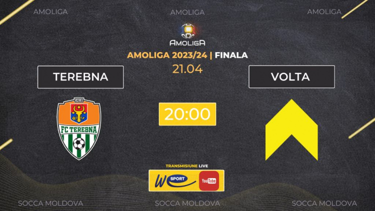 Amoliga. Finala LIVE 20:00. Terebna - Volta