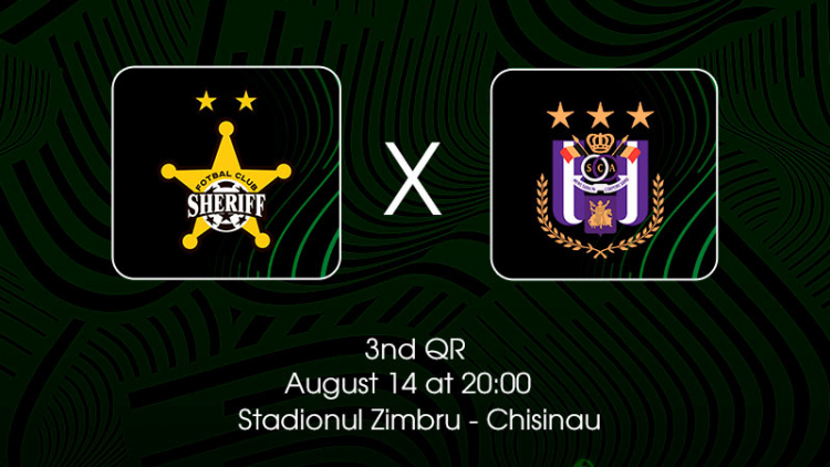 Bilete la meciul FC Sheriff - R.S.C. Anderlecht (Belgia) din Conference League