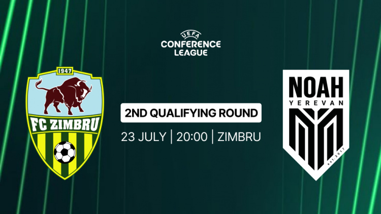 Bilete la meciul FC Zimbru – FC Noah (Armenia)