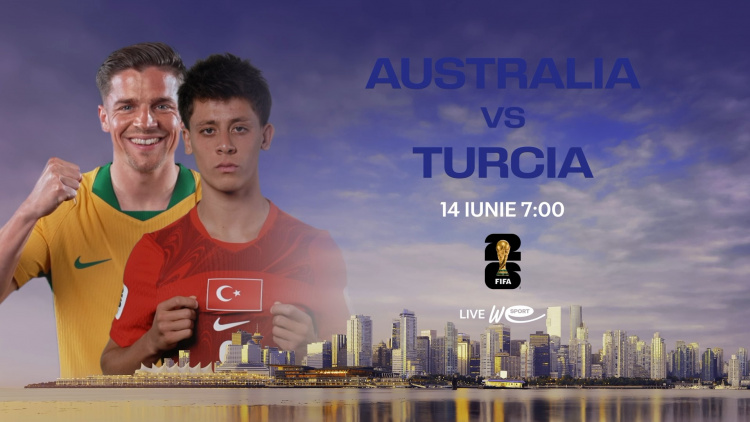 Campionatul Mondial 2026. Australia înfruntă Turcia 14 Iunie, ora 07:00
