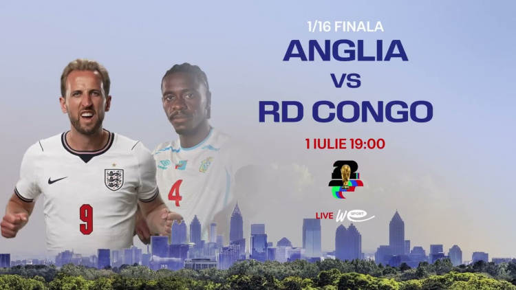 Campionatul Mondial de Fotbal 2026 1/16 Finala Anglia – RD Congo
