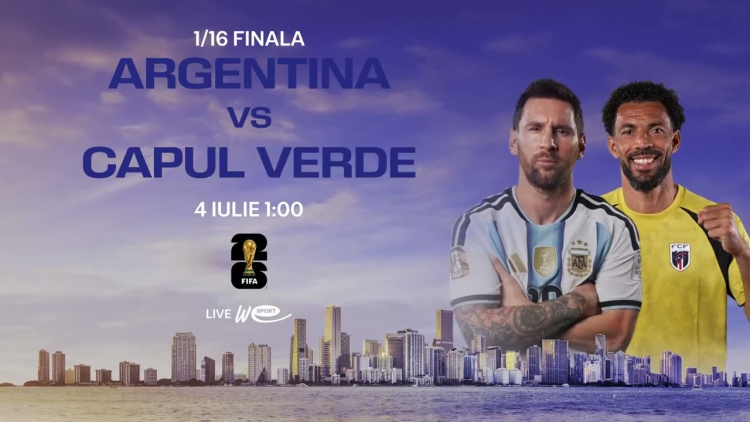 Campionatul Mondial de Fotbal 2026 1/16 Finala Argentina – Capul Verde