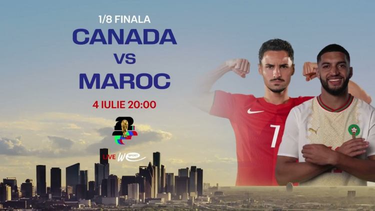 Campionatul Mondial de Fotbal 2026 1/8 finala Canada – Maroc