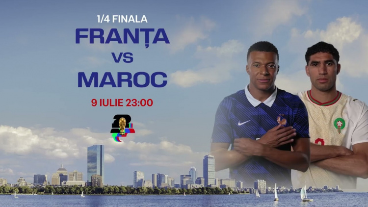 Campionatul Mondial de Fotbal 2026 1/8 finala Franța – Maroc