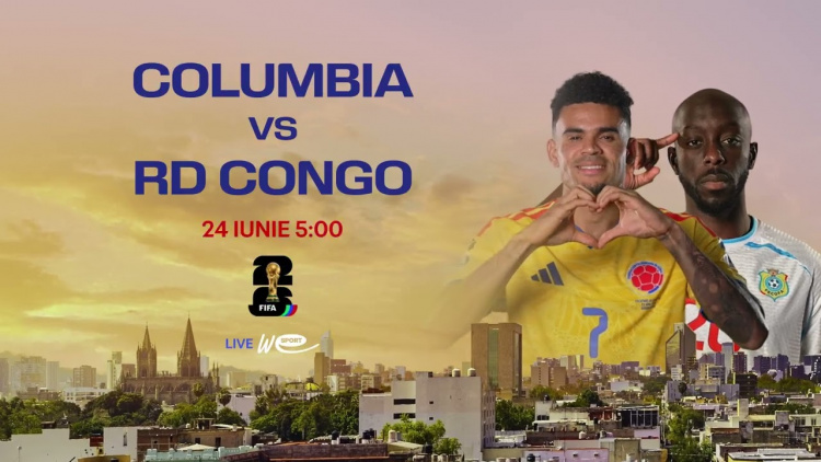 Campionatul Mondial de Fotbal 2026: Columbia – RD Congo