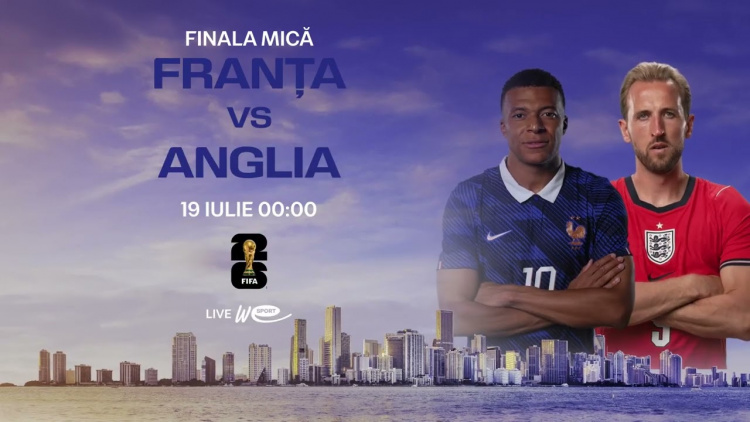 Campionatul Mondial de Fotbal 2026 Finala Mică Franța – Anglia