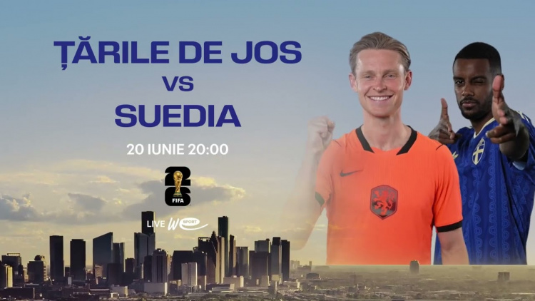 Campionatul mondial de fotbal 2026 Țările de jos - Suedia