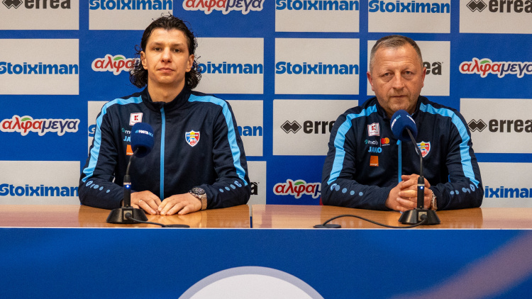 Conferința de presă dinaintea meciului Cipru - Moldova. Lilian Popescu și Emil Tîmbur