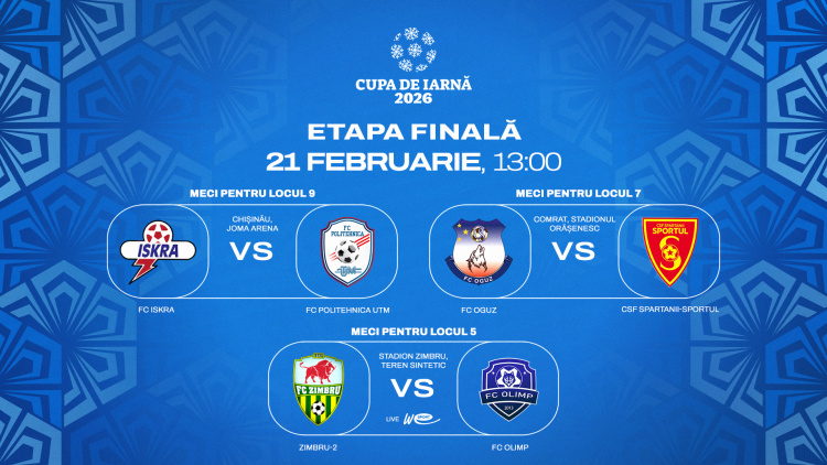 Cupa de Iarnă 2026. Se joacă primele meciuri din etapa finală