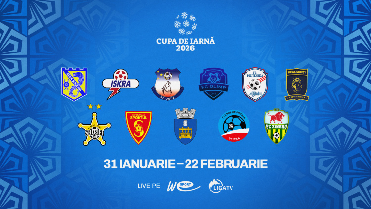 Cupa de Iarnă 2026. Programul meciurilor