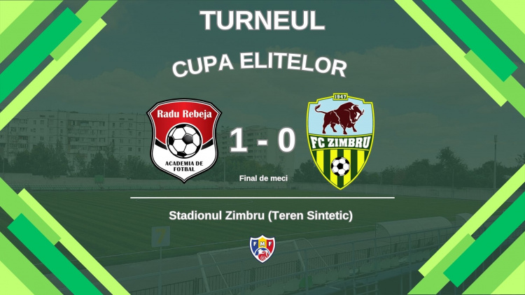 Cupa Elitelor. AF Radu Rebeja-LIMPS - FC Zimbru 1-0