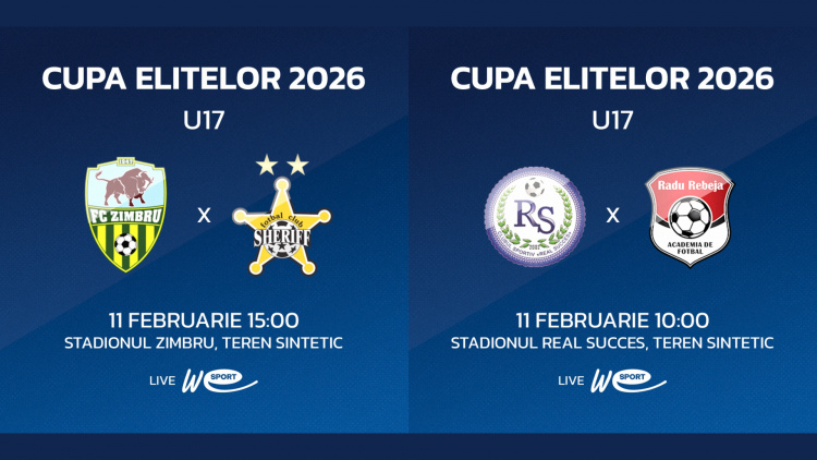 Cupa Elitelor, ediția 2026. Programul meciurilor de miercuri, etapa 1
