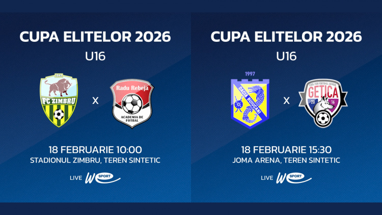 Cupa Elitelor. Meciuri restanță din etapa 1
