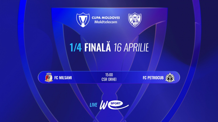 LIVE. Cupa Moldovei Moldtelecom 2024/25. FC Milsami - FC Petrocub