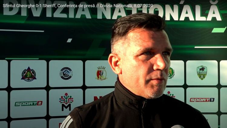 Declarațiile antrenorilor Zoran Zekic și Serghei Cebotari, după meciul Sf.Gheorghe - Sheriff 0-1