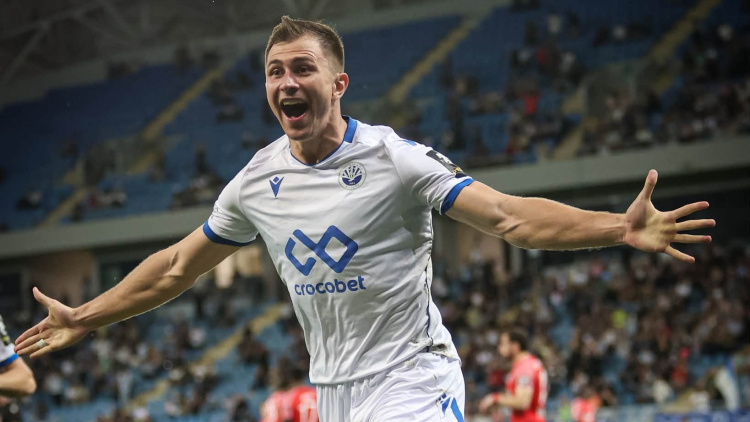 Dmitri Mandrîcenco, al optulea gol al sezonului pentru Dinamo Batumi