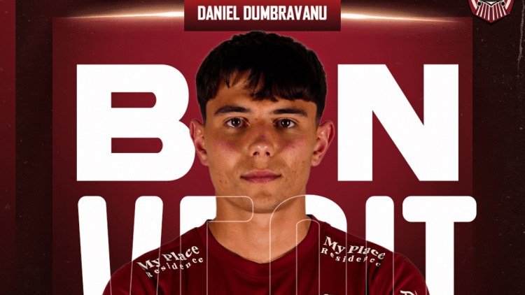 Dumbravanu, prezentat la CFR Cluj