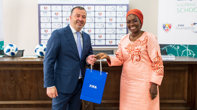 FIFA mulțumește FMF pentru promovarea proiectului "Fotbalul pentru Școli"
